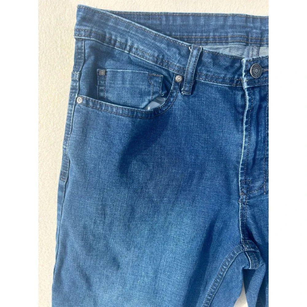 Buffalo David Bitton Mens Blue Straight Leg‎ Jeans Medium Wash Denim Pants 36x30